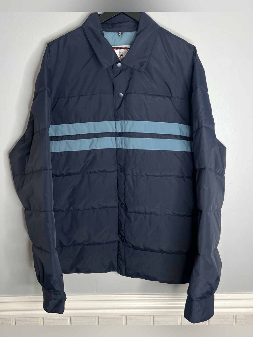 Birdwell Beach Britches Fireside Jacket Mens XL Blue Puffer